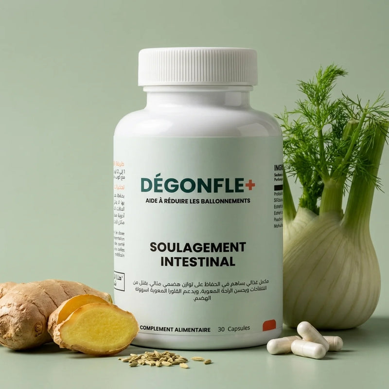 DÉGONFLE+ Aide à réduire les ballonnements